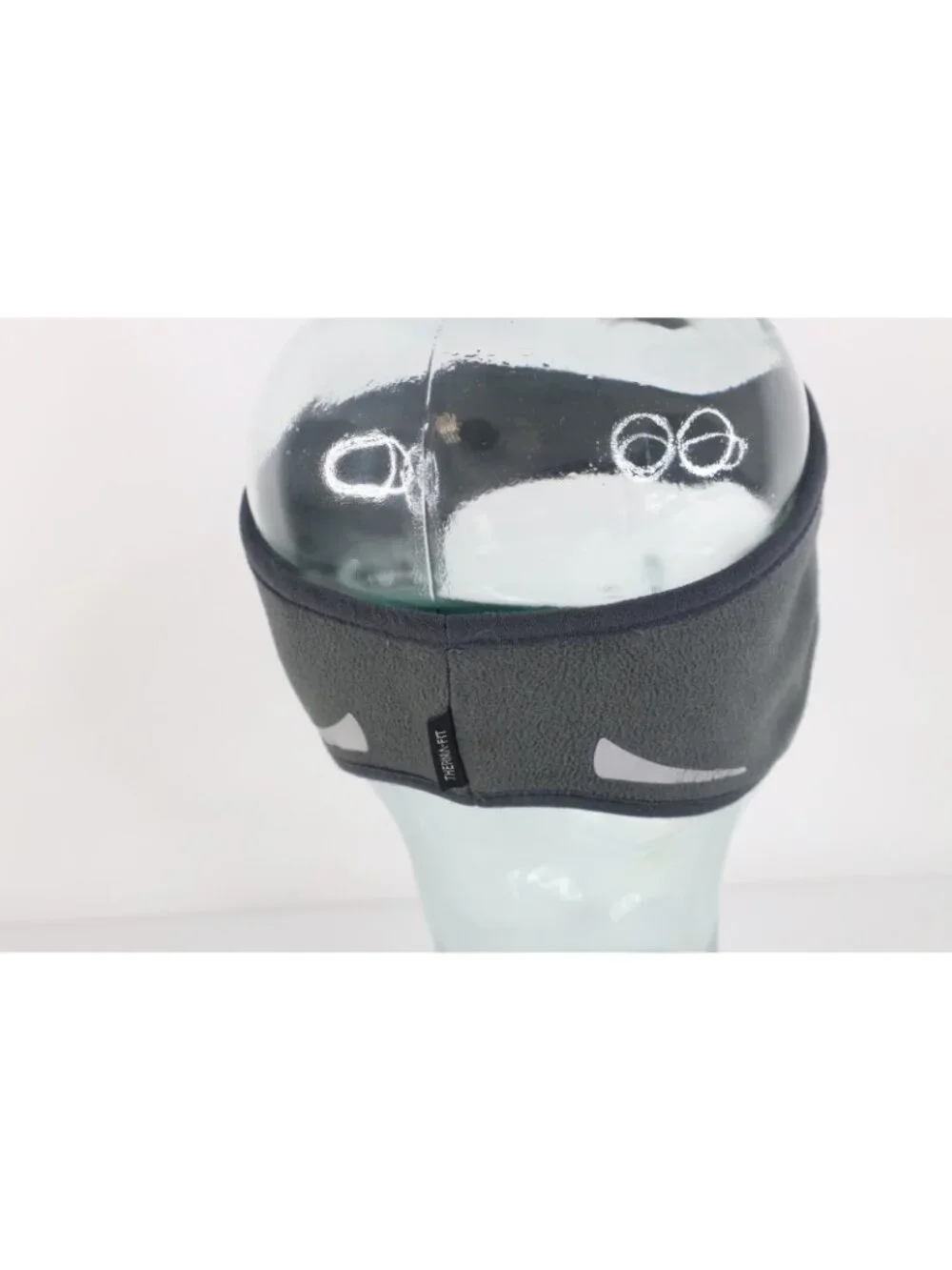 Vintage Y2K Nike Therma Fit Travis Scott Mini Swoosh Reflective Fleece Headband